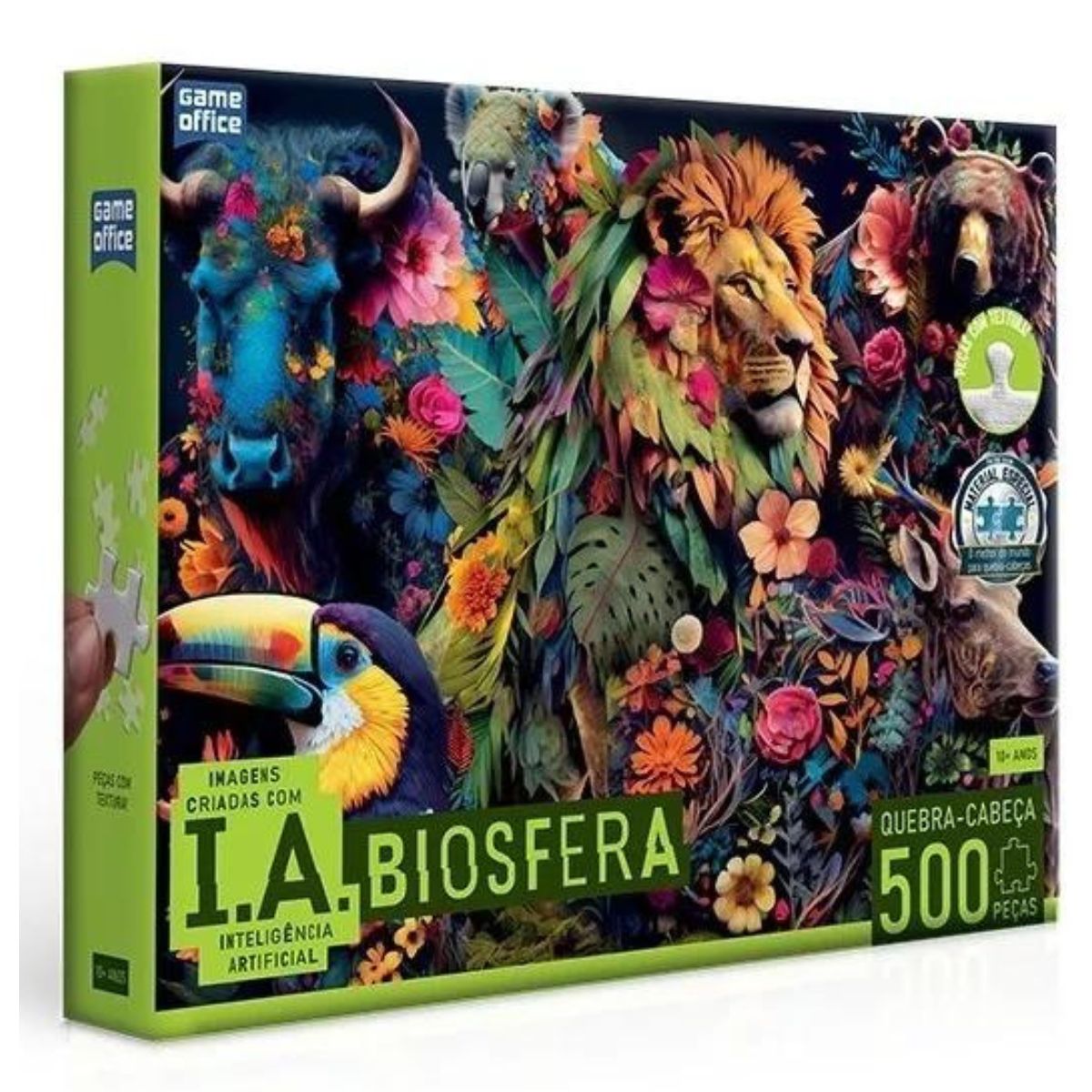 Quebra-cabeça I.A. Biosfera 500 Peças - Toyster Quebra-cabeça I.A. Biosfera 500 Peças - Toyster